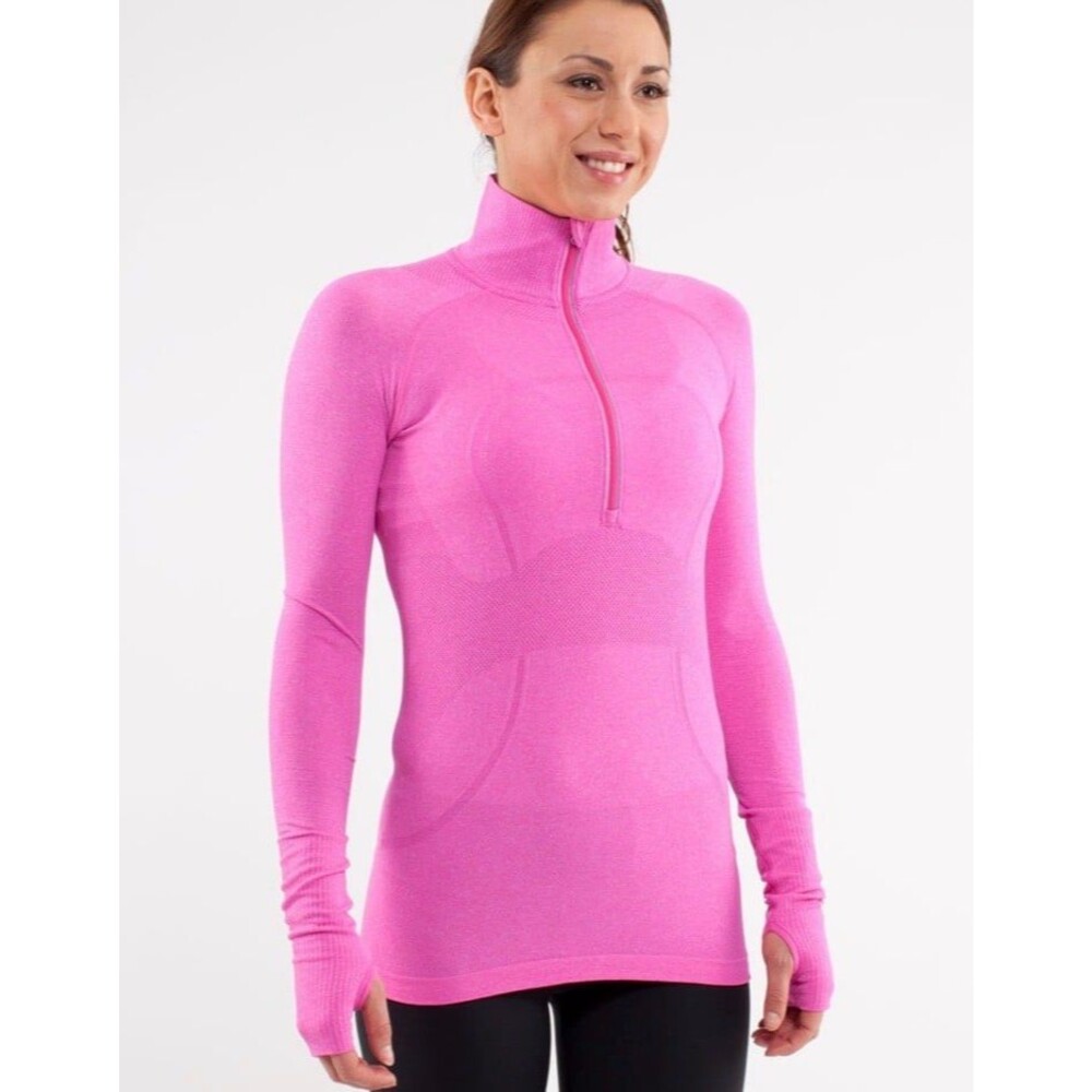 Lululemon Run Swiftly Tech 1/2 Zip Heathered Pari… - image 1